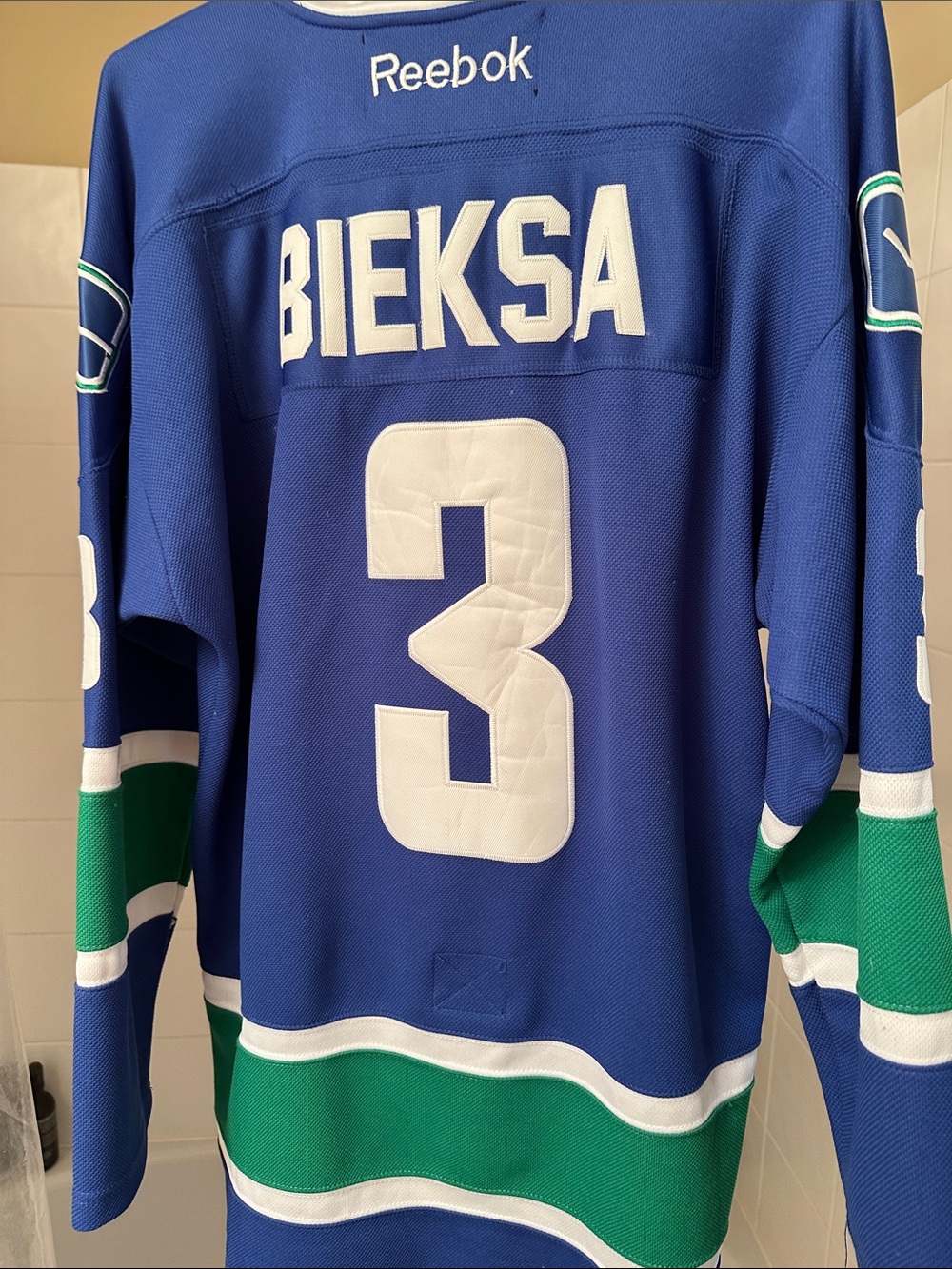 Canucks Kevin Bieksa #3 Hockey Jersey